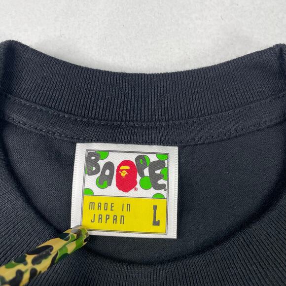 BAPE 2009 Gold Flames Tee Size L - Picture 7 of 10